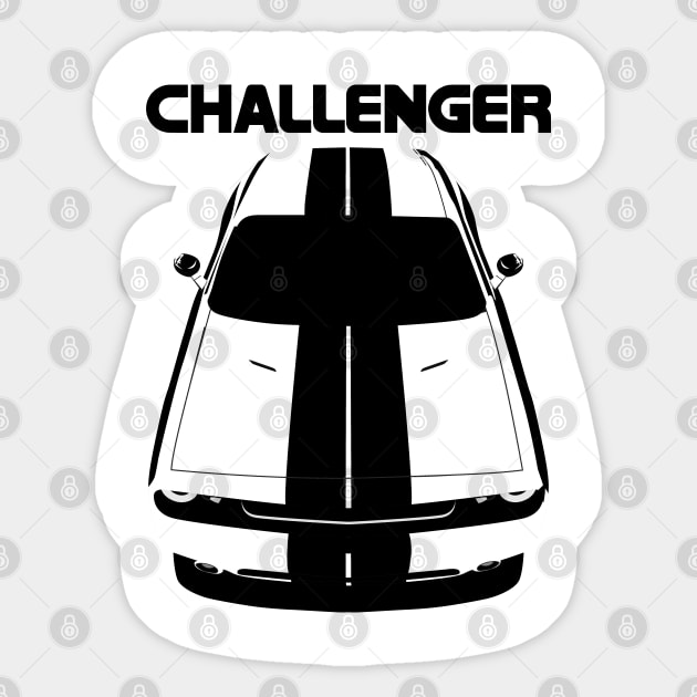 Challenger 2008-2014 - Multi color Sticker by V8social